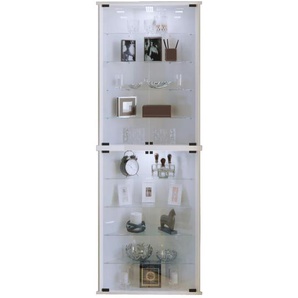 Eckvitrine  Vecko ¦ weiß ¦ Maße (cm): B: 67,5 H: 176 T: 23.0