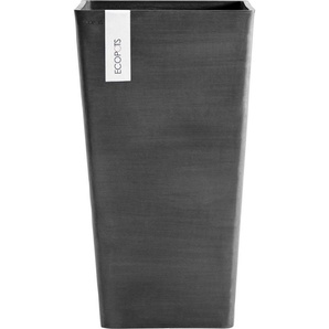 ECOPOTS Blumentopf ROTTERDAM MID HIGH Dark Grey, BxTxH: 31x31x56 cm