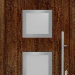 EcoStar Haustür ISOPRO IP 810S dark oak 110 x 210 cm GLO781055364