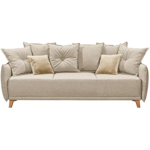 ED Lifestyle Pamplona 3DL Schlafsofa Holzwerkstoff/Nosag