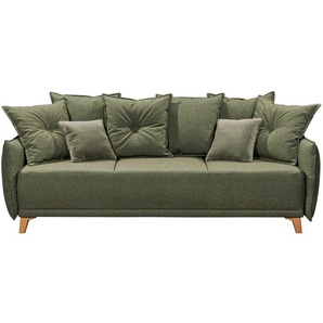 ED Lifestyle Pamplona 3DL Schlafsofa Holzwerkstoff/Nosag