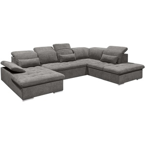 ED Lifestyle Wayne U Sofa 3-teilig Holzwerkstoff/Nosag