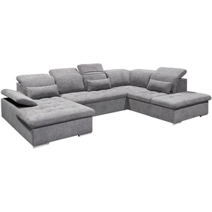 ED Lifestyle Wayne U Sofa 3-teilig Holzwerkstoff/Nosag