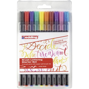 edding 1340 Brushlettering Starter 10er-Set GLO663152588