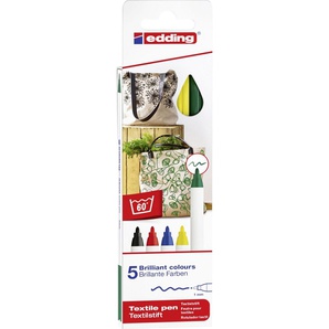 edding 4600 Textilstift 5er-Set basic GLO663152592