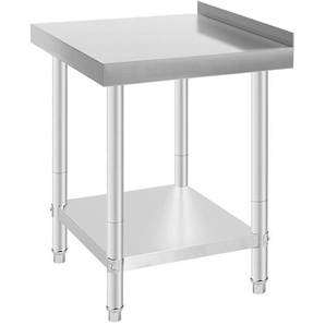 Skecten - Edelstahl Arbeitstisch Edelstahltisch Tisch Küchentisch Gastronomie 61x61cm
