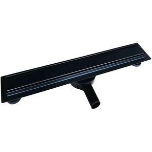 Edelstahl-Duschrinne Bernstein FlexGTB02 Schwarz Teflon-Beschichtung 100cm