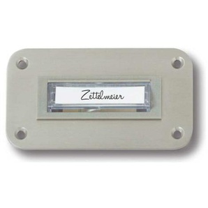 Edelstahl Türklingel 50x90mm Klingeltaster 1fach LED beleuchtet