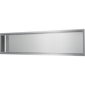 Edelstahl Wandnische 30 x 122 cm (gebürstet) - gebürstet