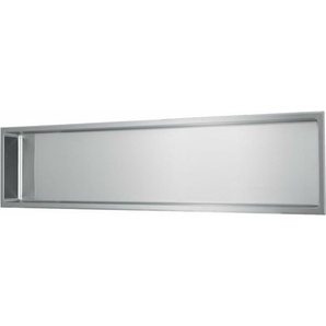 Alphabad - Edelstahl Wandnische 30 x 122 cm (gebürstet) - gebürstet