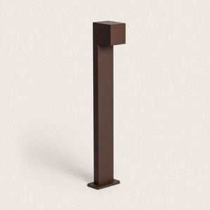 Efectoled - LED-Wegeleuchte 10W Oberfläche Fuß 80cm Aluminium Iridix Rost