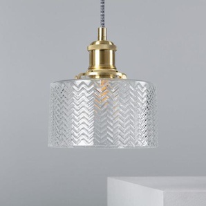 Efectoled - Pendelleuchte Glas Matisse Gold