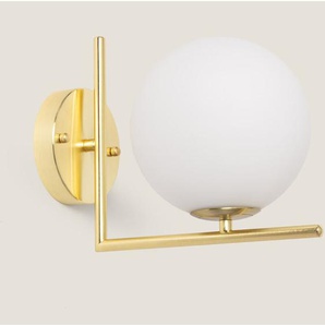 Efectoled - Wandleuchte aus Metall und Glas Moonlight Design Gold