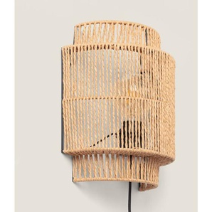Efectoled - Wandleuchte aus Rattan Kirito Natürlich