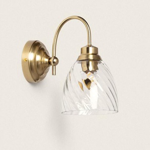 Efectoled - Wandleuchte Metall und Glas Kutja Gold
