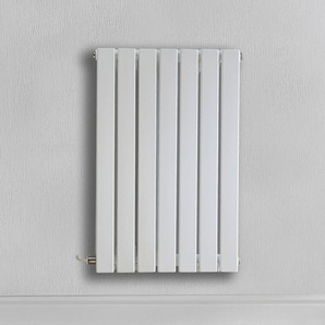 Effizienter Elektroheizkörper Horizontal (Einlagig) 635mm x 413mm zur Festverdrahtung ohne Thermostat Weiß - Sloane - ECOSO by Hudson Reed