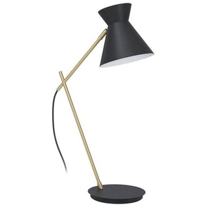 EGLO AMEZAGA Tischleuchte schwarz messing