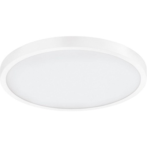 EGLO Aufbauleuchte FUEVA 1, LED fest integriert, Warmweiß, schlankes Design, nur 3 cm hoch, Durchmesser 40 cm