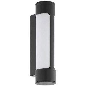 Eglo AUßENWANDLEUCHTE Tonego, Anthrazit, Weiß, Metall, Kunststoff, länglich,länglich, 10x75 cm, Lampen & Leuchten, Aussenbeleuchtung, Aussenleuchten