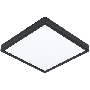 Eglo Badezimmer-Deckenleuchte Fueva 5 , Schwarz, Weiß , Metall, Kunststoff , 28.5x3 cm , Badezimmer