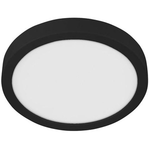 Eglo Badezimmer-Deckenleuchte Fueva 5 , Schwarz, Weiß , Metall, Kunststoff , rund,rund , 2.8 cm , Badezimmer