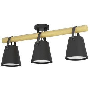 EGLO BOYLE DECKENLEUCHTE 3XE27 SCHWARZEG FSC