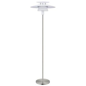 EGLO Brenda - floor lamp - E27 - white satin nickel