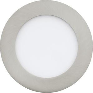 Eglo Connect LED Einbauleuchte Fueva-Z nickel-matt Ø 12 cm dimmbar Smart GLO773082167