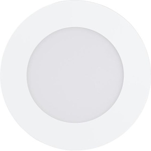 Eglo Connect LED Einbauleuchte Fueva-Z weiß Ø 12 cm dimmbar, Smart Home GLO773082166
