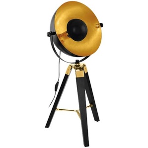 EGLO COVALEDA Tischleuchte schwarz messing gold