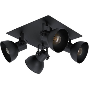 EGLO Deckenleuchte 43434 schwarz, für 4 x E27, max. 40 W