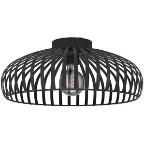 EGLO Deckenleuchte »MOGANO 3«, 1 flammig, Leuchtmittel E27   ohne Leuchtmittel, Deckenleuchte, Metall in Schwarz, Flurlampe mit E27 Fassung, Ø 43 cm