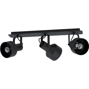 EGLO Deckenspot CASIBARE, Leuchtmittel wechselbar, ohne Leuchtmittel, Deckenspot in schwarz aus Stahl - exkl. E27 - 28W