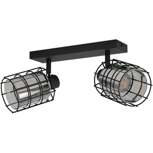 EGLO Deckenspot CONSACA, Leuchtmittel wechselbar, ohne Leuchtmittel, Deckenleuchte, industrial, Retro Deckenstrahler, Wohnzimmerlampe