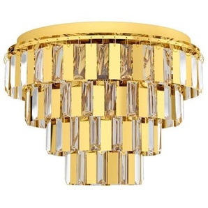 EGLO ERSEKA DECKE 7L E14 MESSINGKRISTALL