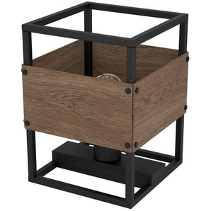 EGLO EVESHAM TISCH E27 SCHWARZES HOLZ
