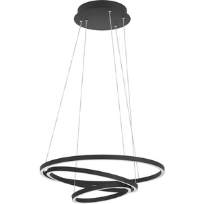 Hängeleuchte EGLO LOBINERO-Z Lampen Gr. Ø 58,00 cm Höhe: 110,00 cm, schwarz LED Hängeleuchten und Pendelleuchten