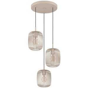 Eglo Hängeleuchte Romazzina, Sand, Metall, 110 cm, Lampen & Leuchten, Innenbeleuchtung, Hängelampen, Esstischlampen