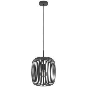 Eglo Hängeleuchte, Schwarz, Metall, oval,oval, 110 cm, Lampen & Leuchten, Innenbeleuchtung, Hängelampen, Esstischlampen