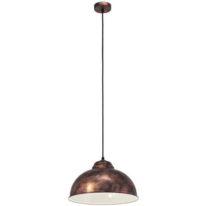 EGLO Hängeleuchte TRURO 2, ohne Leuchtmittel, Esszimmerlampe, Esstisch Hängelampe, Metall in Rostoptik, E27 Fassung