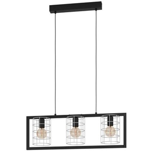 EGLO JUBILY LANGER TISCH E27 L770 SCHWARZWEISS