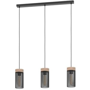 EGLO KILNSDALE LANGER TISCH 3XE27 SCHWARZHOLZ