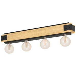 EGLO LAYHAM Deckenleuchte braun schwarz