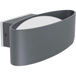 Eglo LED Außen-Wandleuchte Chinoa schwarz 27 x 7,5 cm Up- & Downlight GLO773503997