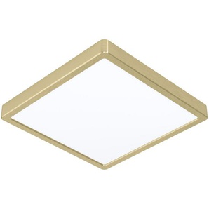 Eglo LED Deckenleuchte Fueva 5 messing 28,5 x 28,5 cm warmweiß GLO773055603