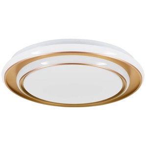 Eglo LED Deckenleuchte Moschetta gold weiß Ø 40 x 7 cm warmweiß-kaltweiß GFM7aab00faf
