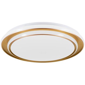 Eglo LED Deckenleuchte Moschetta gold weiß Ø 49 x 7 cm warmweiß-kaltweiß GFMe77f98541
