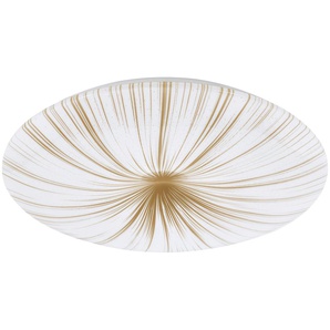 Eglo LED Deckenleuchte Nieves 1 weiß gold Ø 51 cm GLO773055944