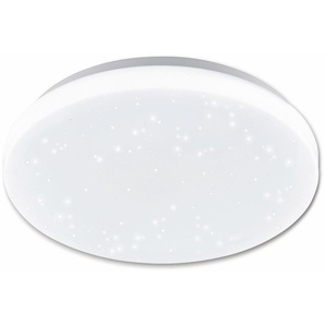 EGLO LED-Deckenleuchte POGLIOLA-S, 12W, 1300 lm, 4000K, 240 mm, Kristalleffekt 75504