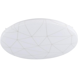 Eglo LED Deckenleuchte Rende weiß gold Ø 38 cm GLO773055945